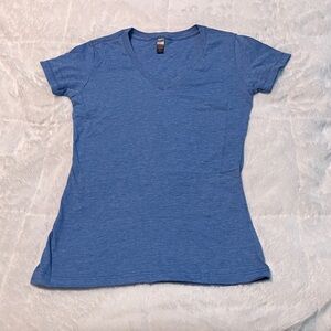 District Women's Short Sleeve Heather Blue Tee